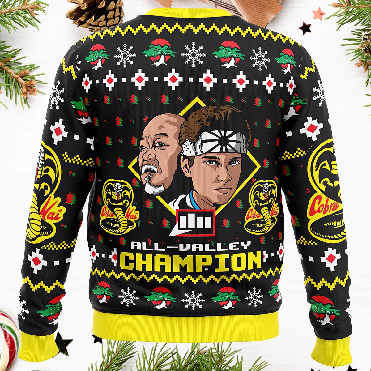 Karate Kid Christmas Ugly Christmas Sweater Karate Kid Christmas Ugly Christmas Sweater