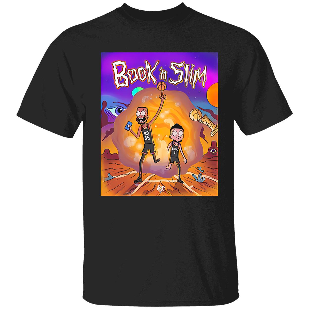 Kevin Durant And Devin Booker Book N Slim Shirt