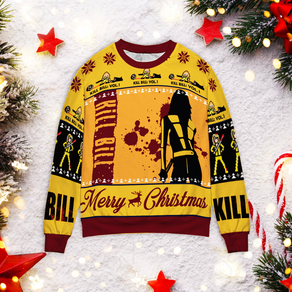 Kill Bill Ugly Christmas Sweater Kill Bill Ugly Christmas Sweater