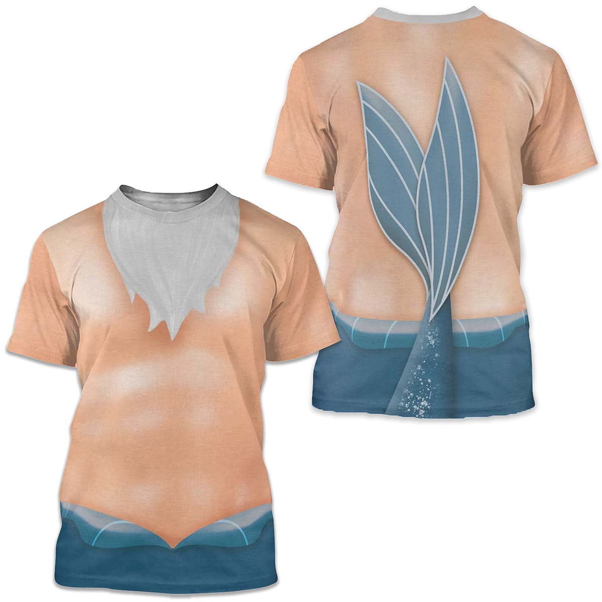 Little Mermaid King Triton Costume Cosplay Shirt Little Mermaid King Triton Costume Cosplay Shirt