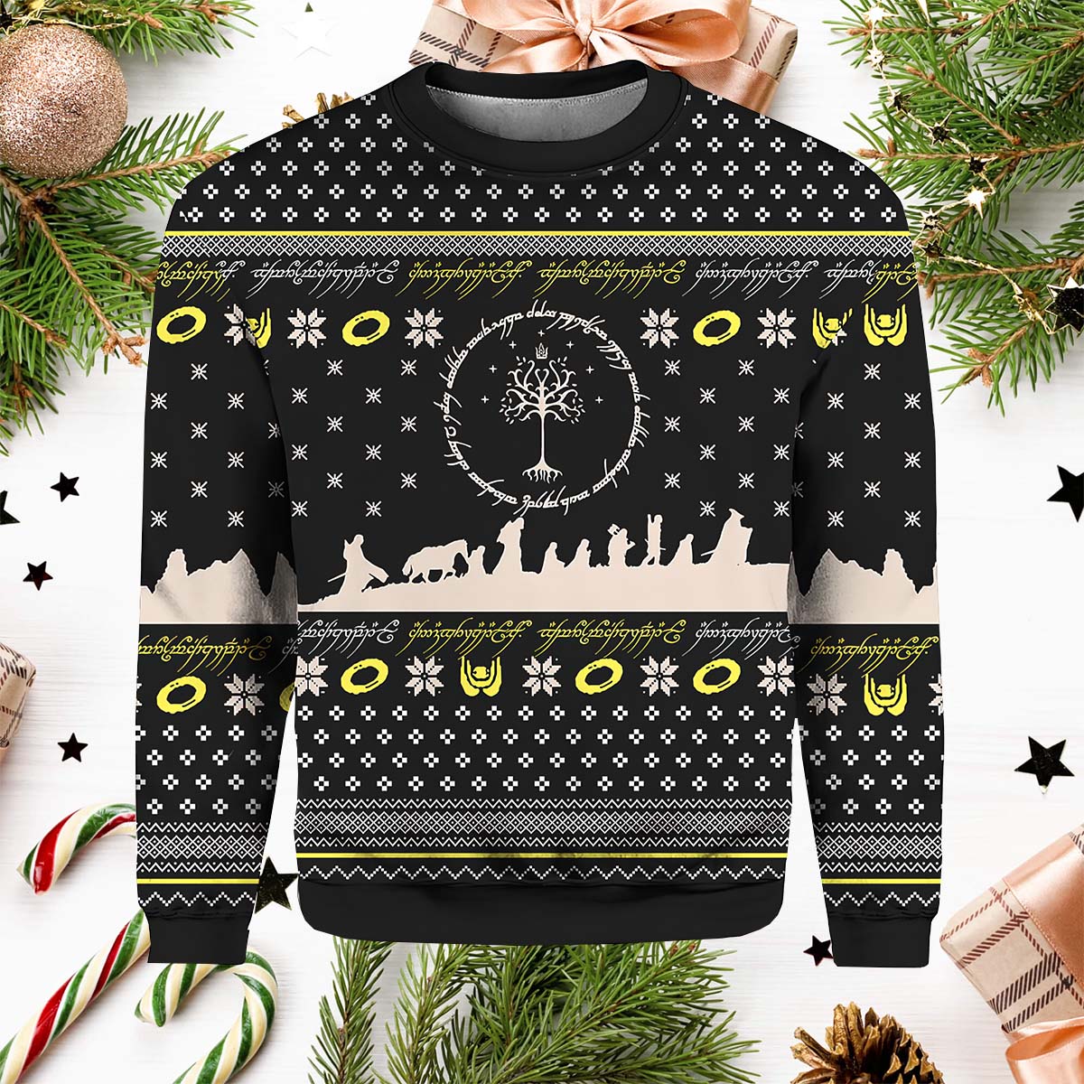 Lord Of The Rings Ugly Christmas Sweater Lord Of The Rings Ugly Christmas Sweater