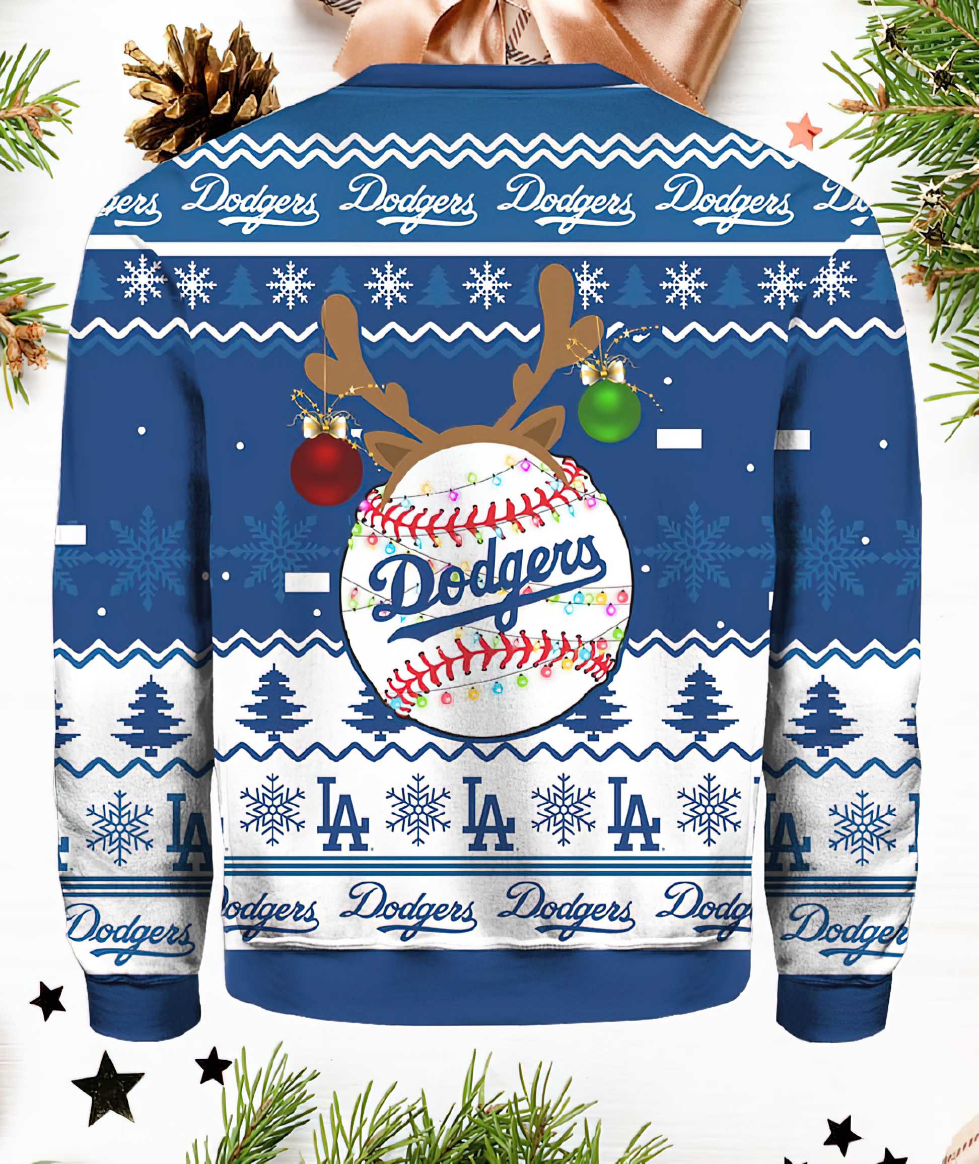 La Dodgers Ugly Christmas Sweater La Dodgers Ugly Christmas Sweater