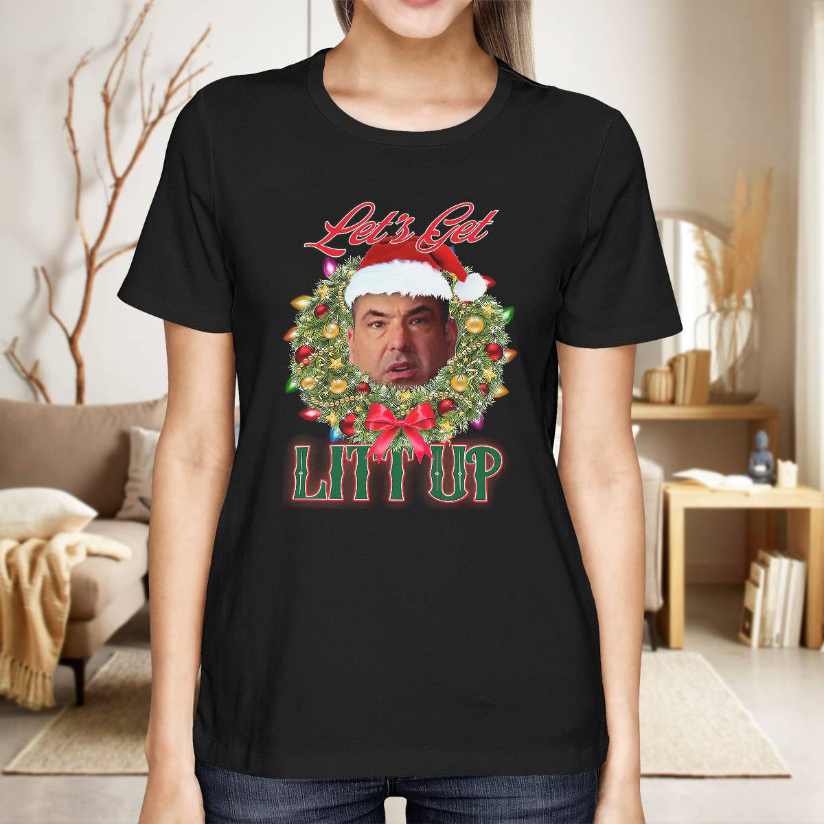 Louis Litt Let’S Get Litt Up Christmas Sweatshirt Louis Litt Let’S Get Litt Up Christmas Sweatshirt