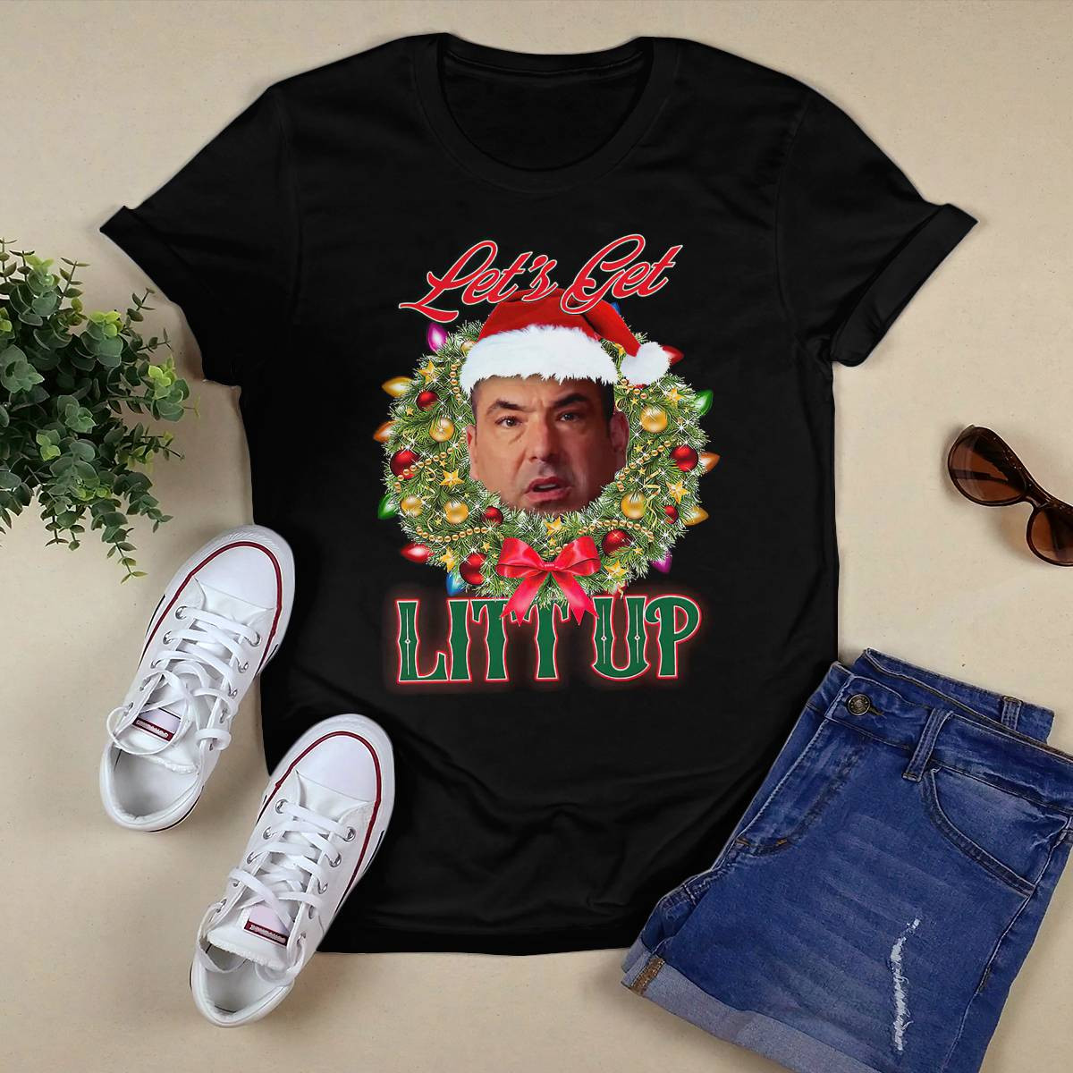 Louis Litt Let’S Get Litt Up Christmas Sweatshirt Louis Litt Let’S Get Litt Up Christmas Sweatshirt
