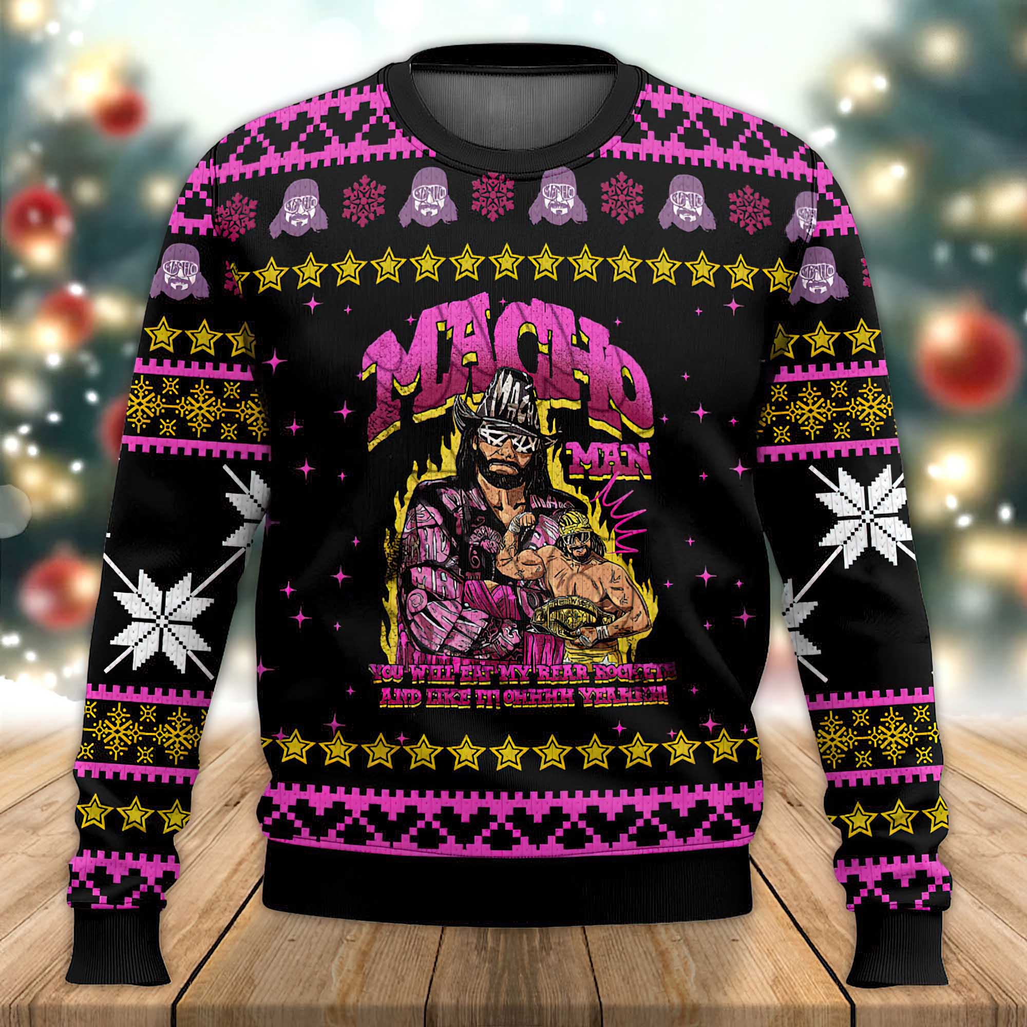 Macho Man Randy Savage Ugly Christmas Sweater