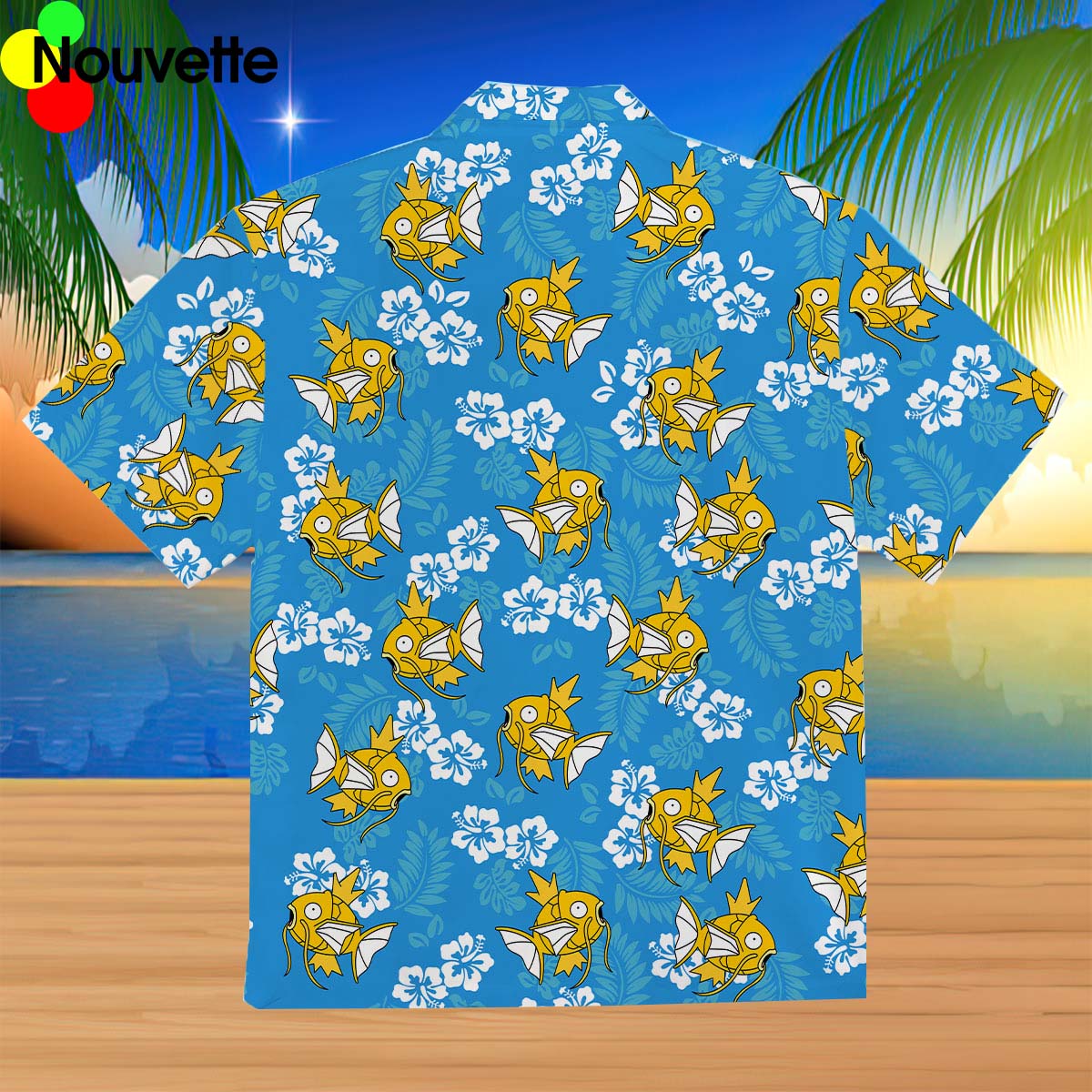 Magikarp Tropical Beach Hawaiian Shirt Magikarp Tropical Beach Hawaiian Shirt