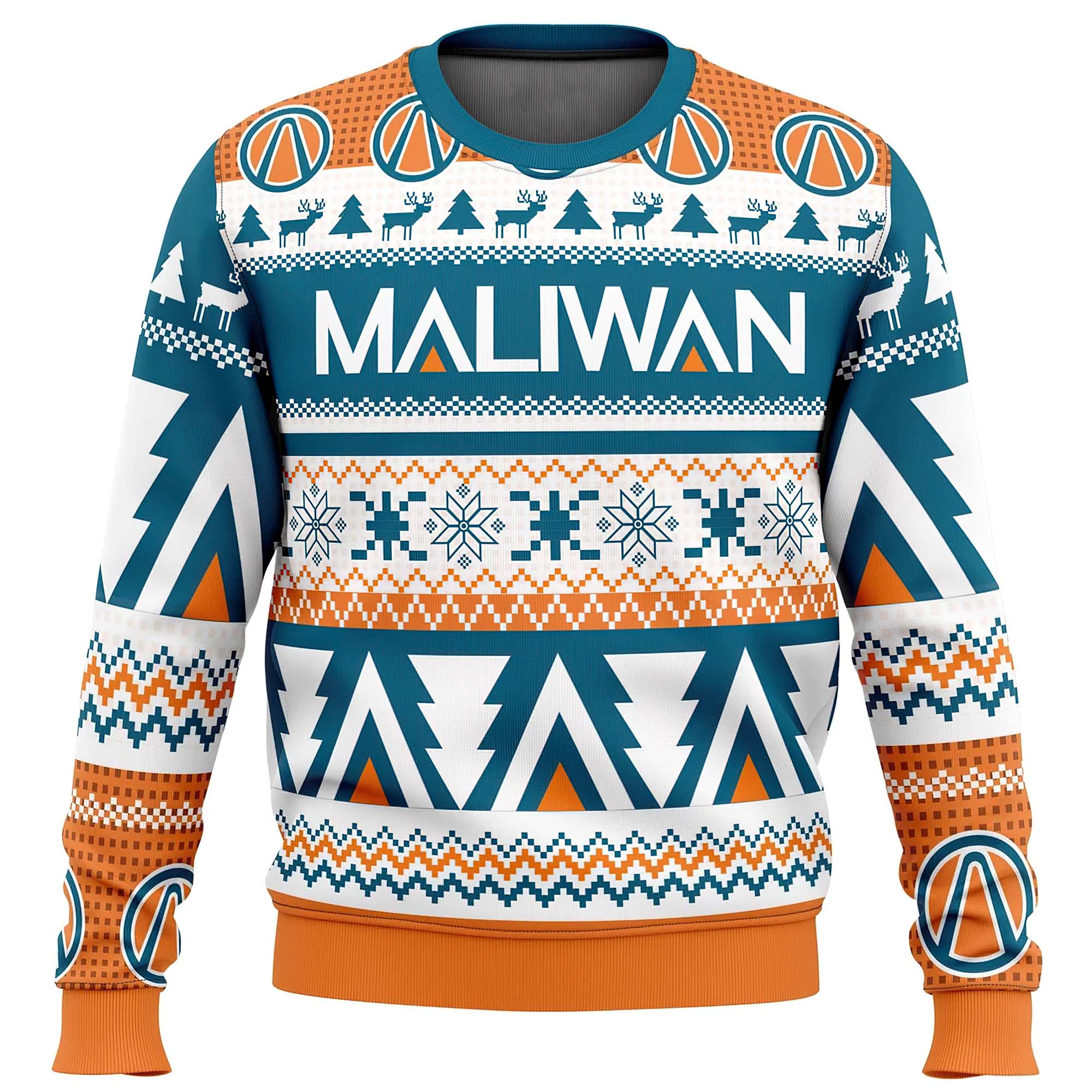 Maliwan Christmas Borderlands Ugly Christmas Sweater Maliwan Christmas Borderlands Ugly Christmas Sweater