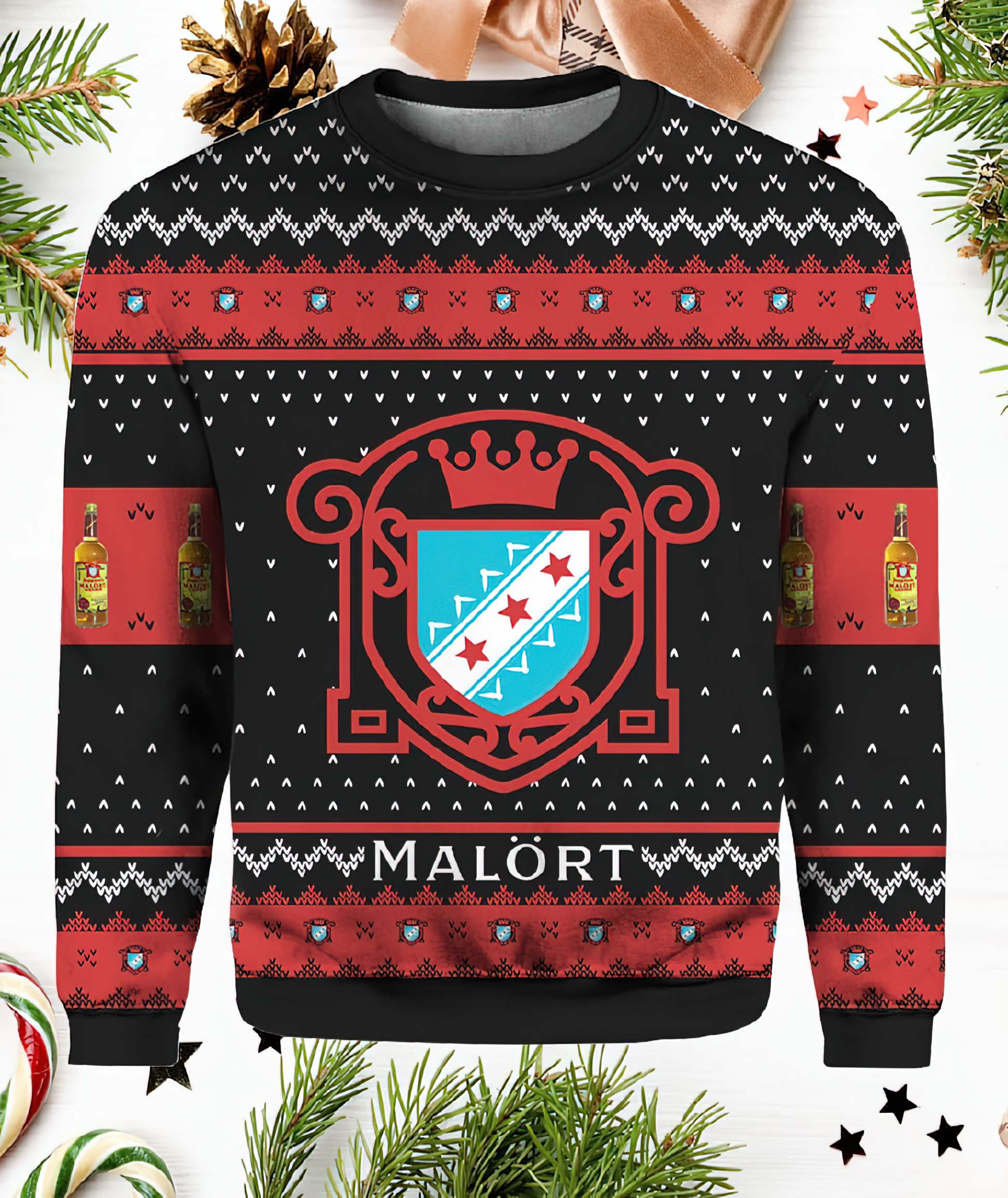 Malort Drink Ugly Sweater