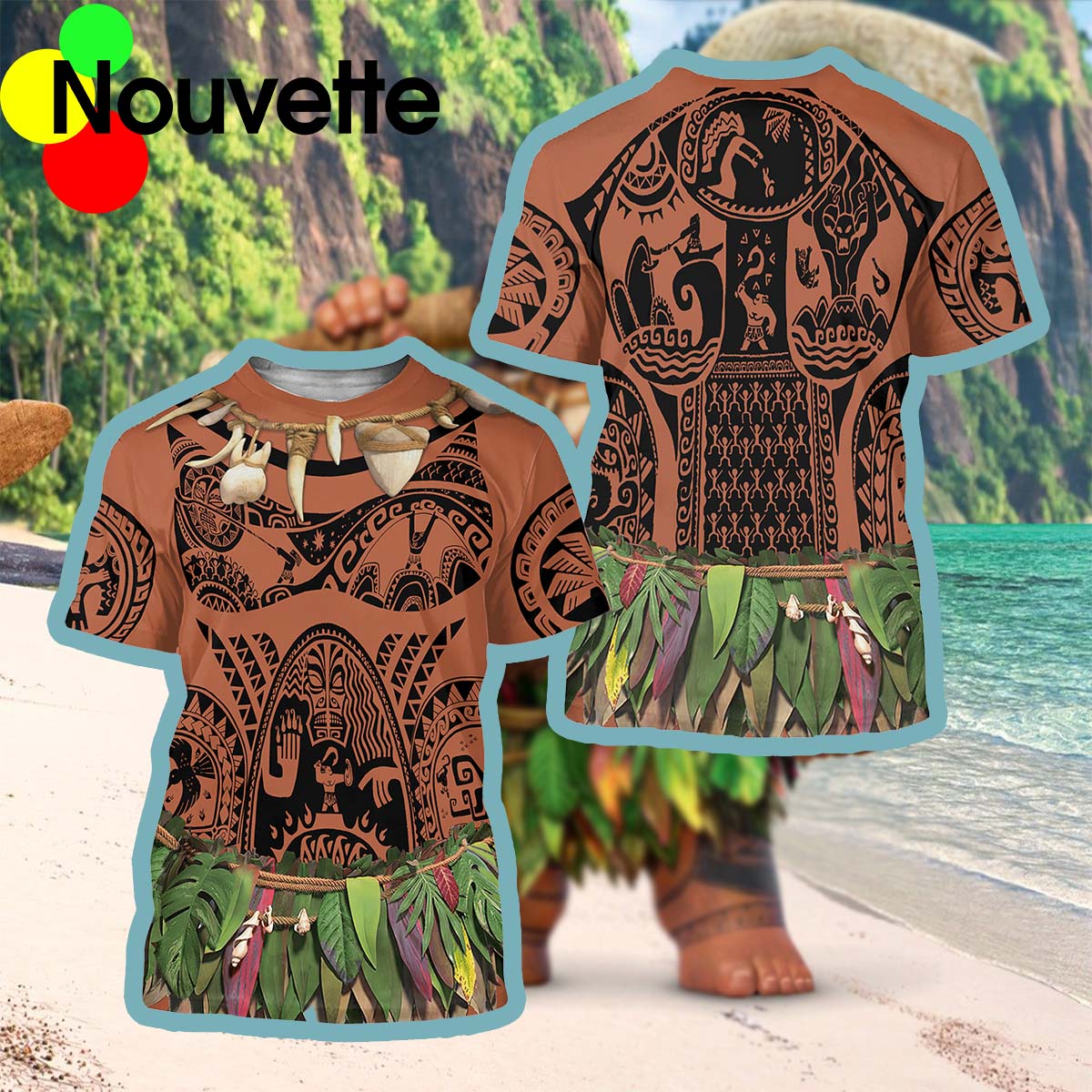 Maui Moana Halloween Costume Shirt