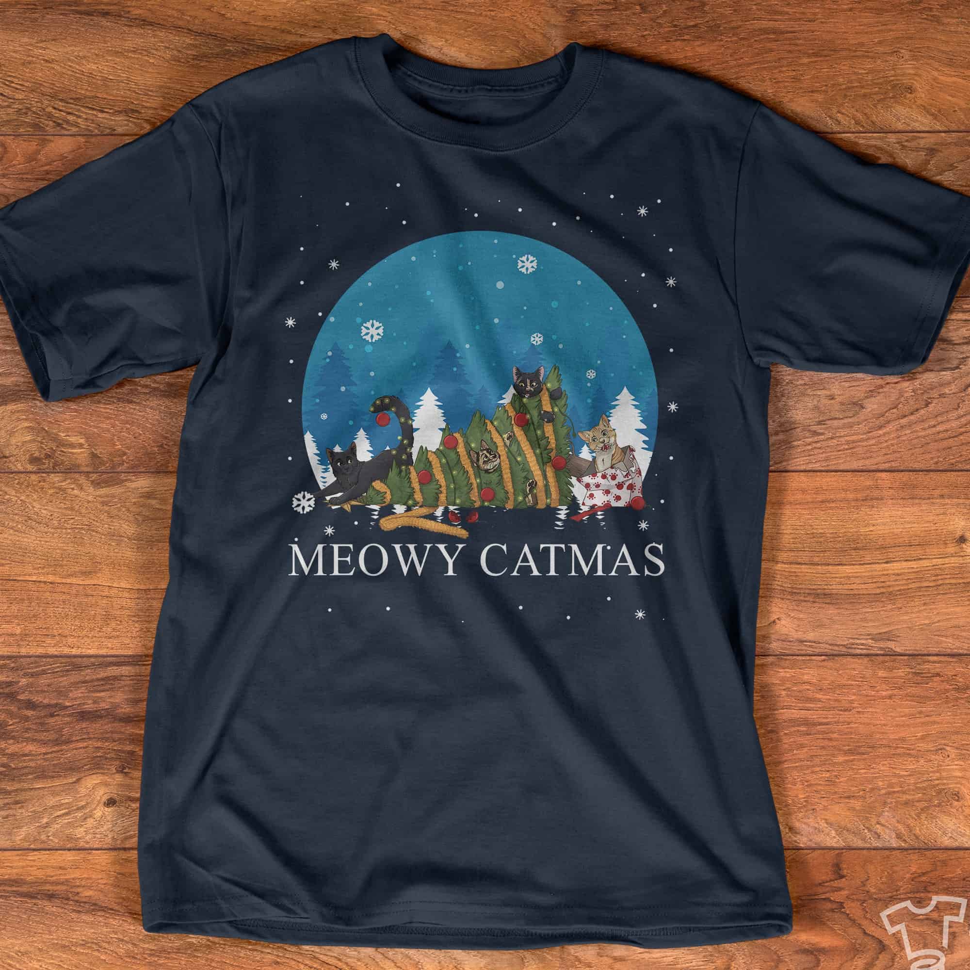 Meowy Catmas Christmas Shirt Meowy Catmas Christmas Shirt