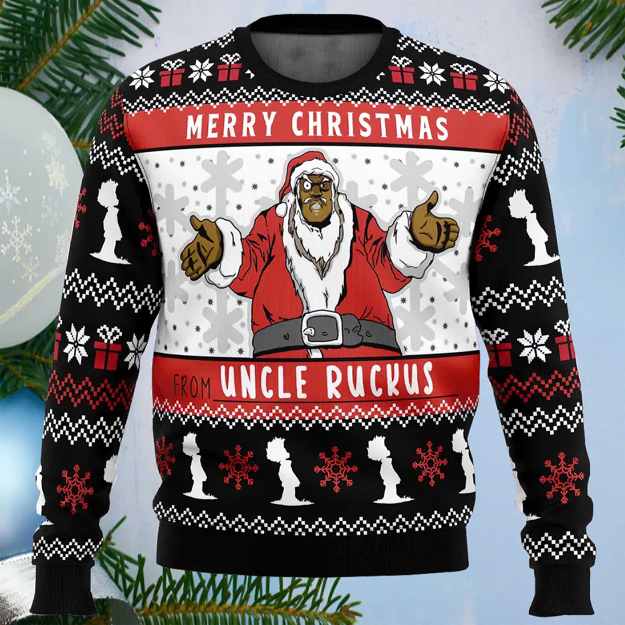 Merry Christmas From Uncle Ruckus Ugly Christmas Sweater Merry Christmas From Uncle Ruckus Ugly Christmas Sweater