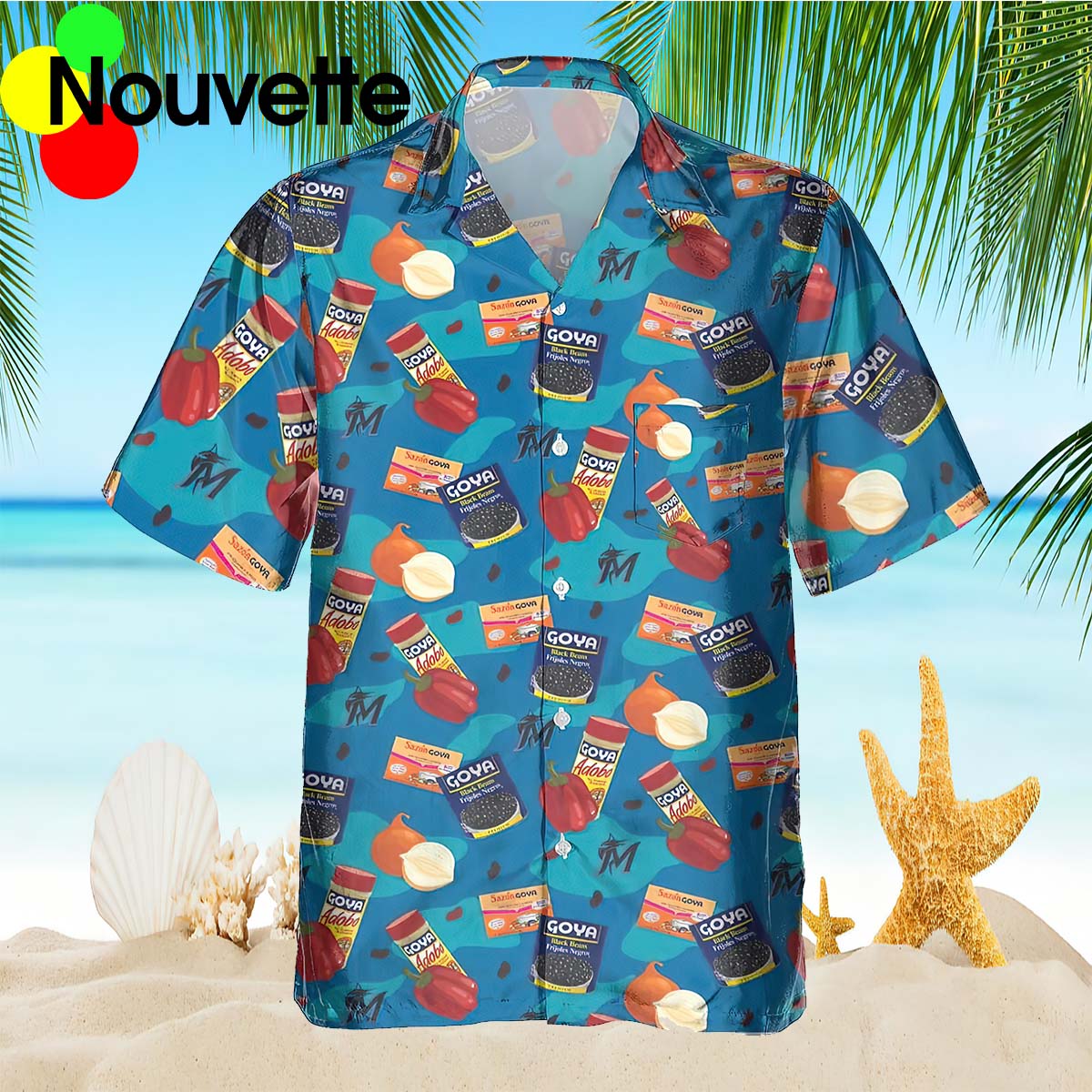 Miami Marlins Adobo And Onion Goya Hawaiian Shirt