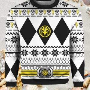 Mighty Morphin White Ranger Power Rangers Ugly Christmas Sweater1.jpg
