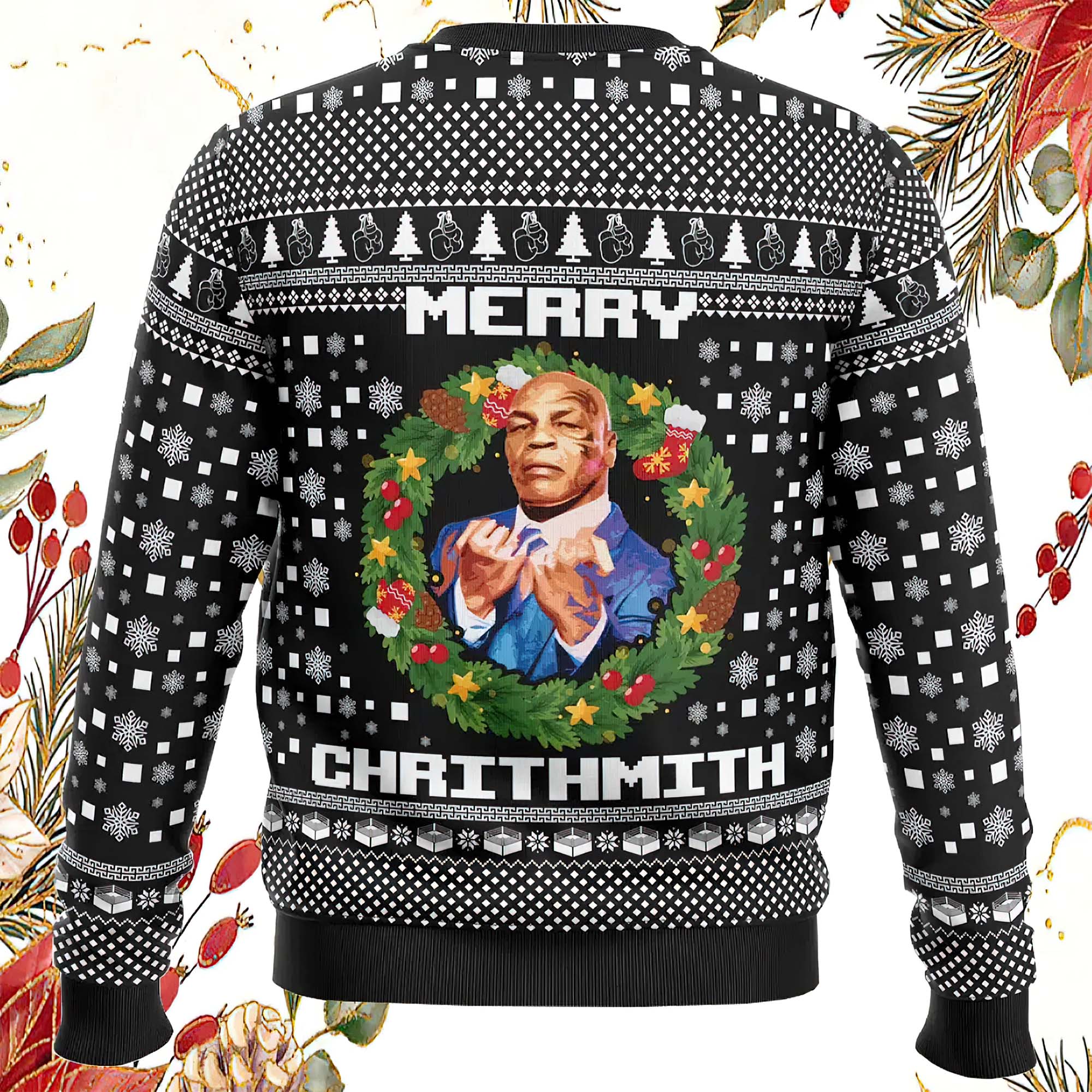 Mike Tyson Ugly Christmas Sweater Mike Tyson Ugly Christmas Sweater
