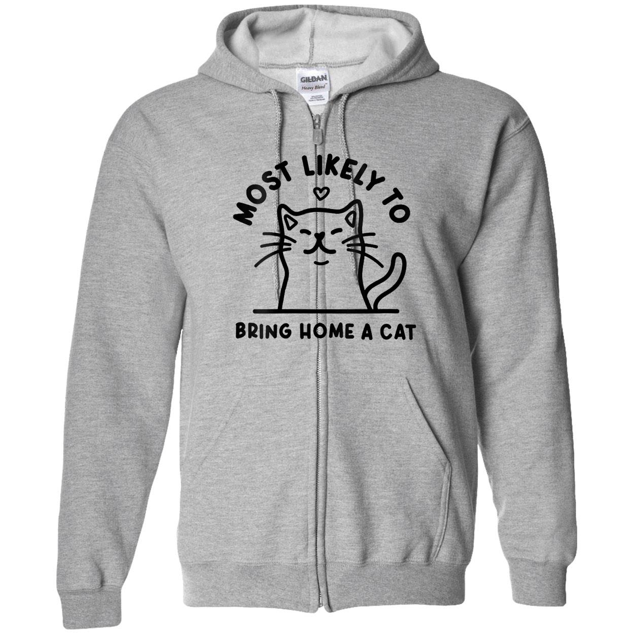 Most Likely To Bring Home A Cat Shirt Most Likely To Bring Home A Cat Shirt