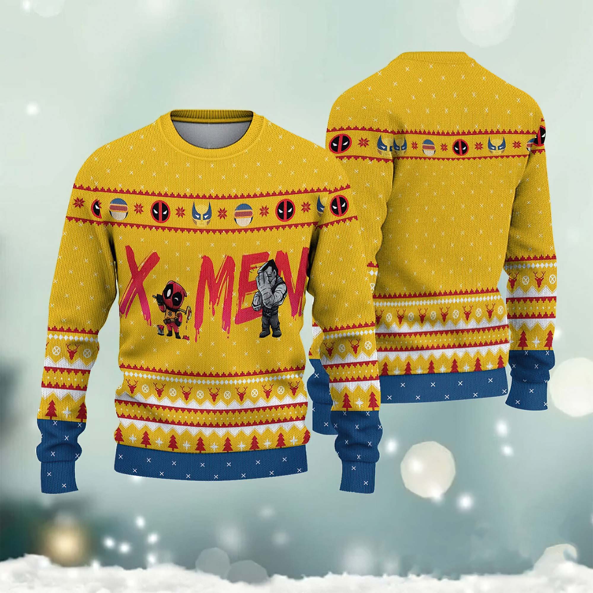 Mutants Deadpool Christmas Ugly Sweater Mutants Deadpool Christmas Ugly Sweater