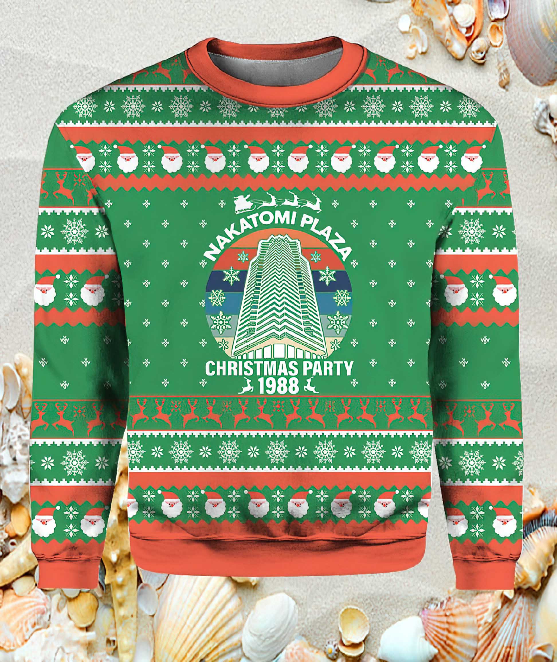 Nakatomi Plaza Christmas Party 1988 Christmas Sweater Nakatomi Plaza Christmas Party 1988 Christmas Sweater