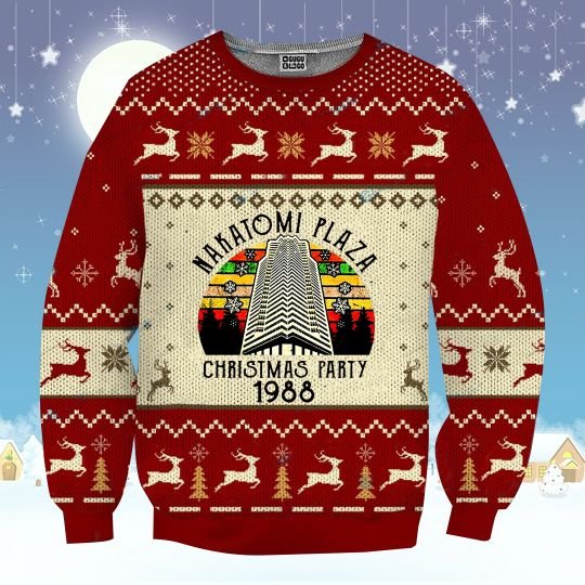 Nakatomi Plaza Christmas Party 1988 Ugly Sweater, Sweatshirt