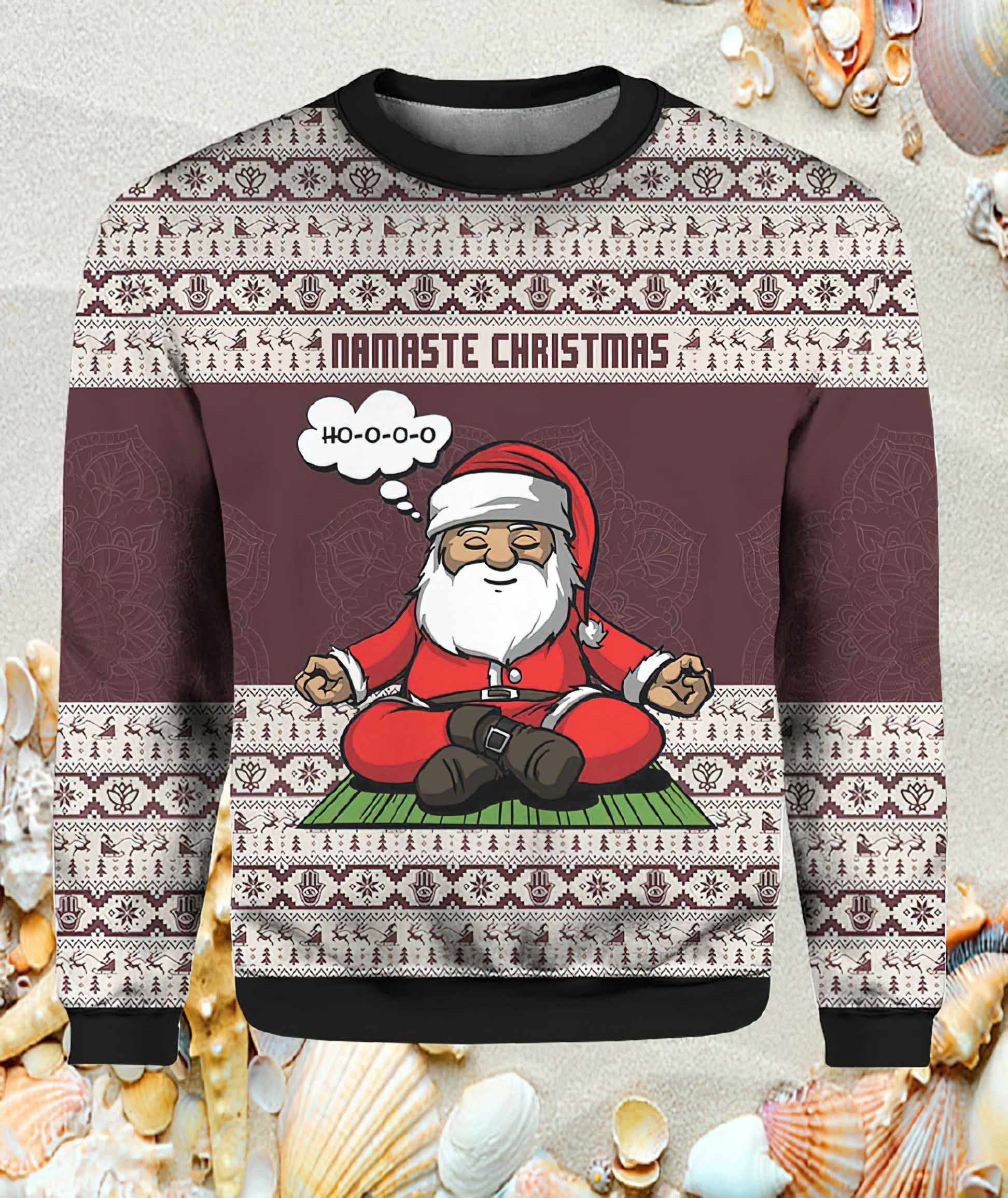 Namaste Ugly Christmas Sweater