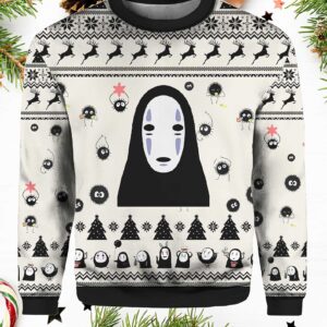 No Face White Christmas Gift Ugly Christmas Sweater.jpg