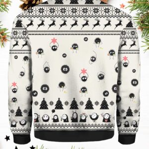 No Face White Christmas Gift Ugly Christmas Sweater1.jpg