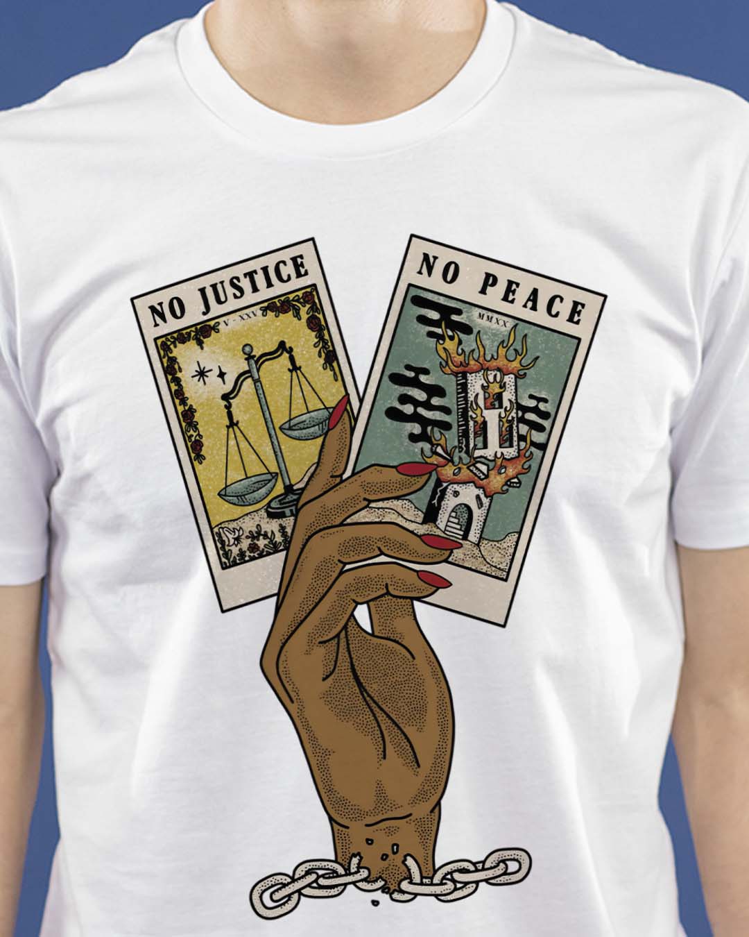 No Justice No Peace Tarot Card Shirt No Justice No Peace Tarot Card Shirt