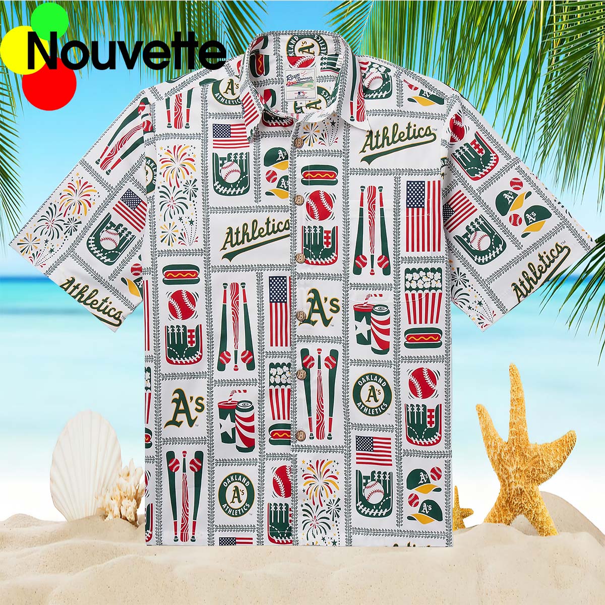 Athletics Americana Hawaiian Shirt Athletics Americana Hawaiian Shirt