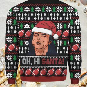 Oh Hi Santa The Room Ugly Christmas Sweater1.jpg