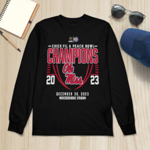 Ole Miss Peach Bowl Champions 2023 Shirt