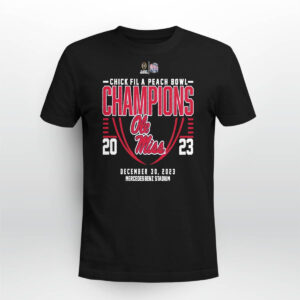 Ole Miss Peach Bowl Champions 2023 Shirt