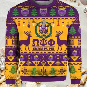 Omega Psi Ugly Christmas Sweater