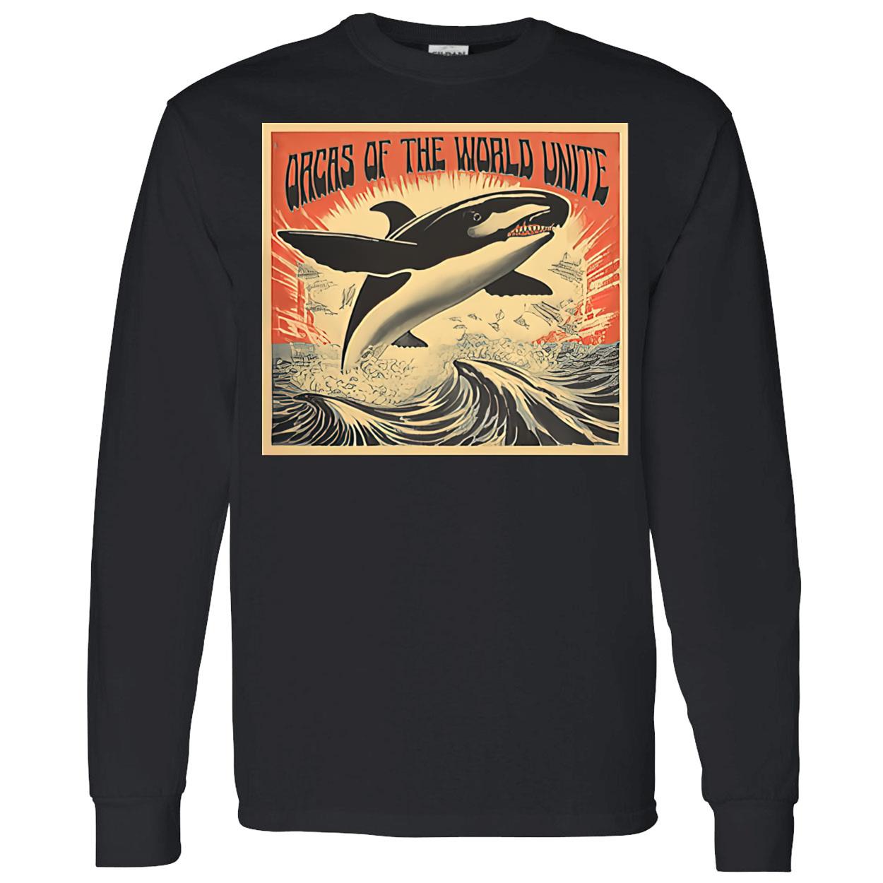 Orcas Of The World Unite Shirt Orcas Of The World Unite Shirt