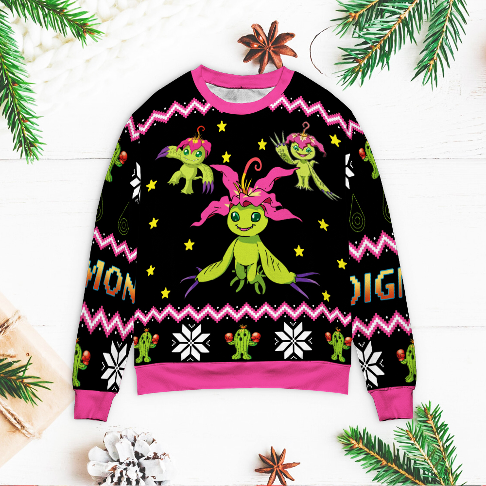 Palmon 3D Christmas Sweater Palmon 3D Christmas Sweater