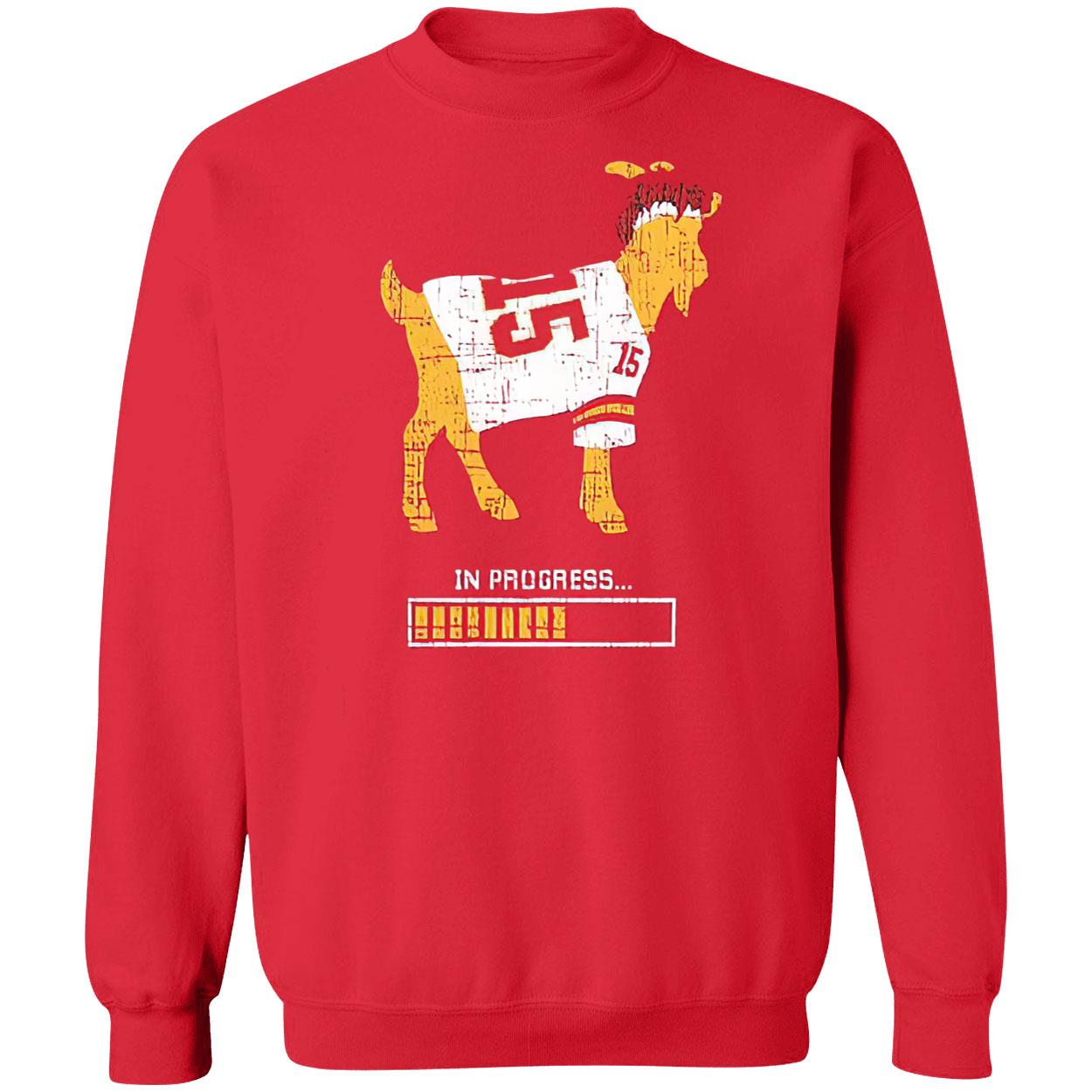 Patrick Mahomes Goat In Progress Shirt Patrick Mahomes Goat In Progress Shirt