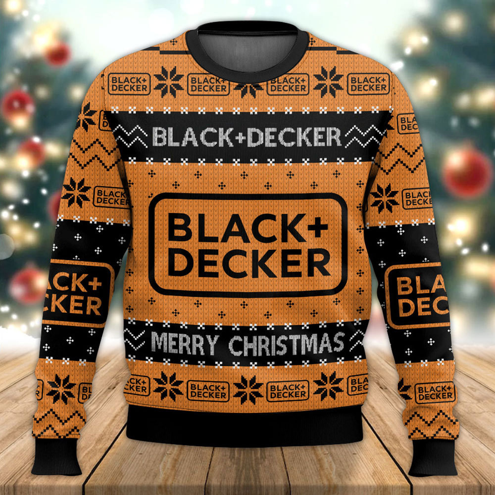 Power Tools Black Decker Ugly Sweater