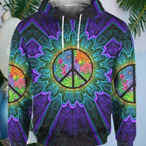 Psychedelic Hippie Peace Hoodie