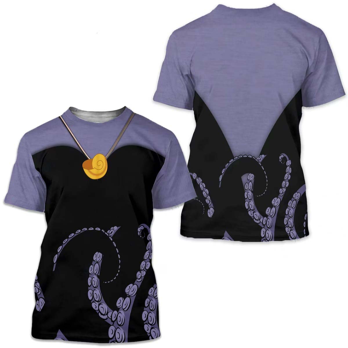Purple Octopus The Sea Witch Halloween Costume Shirt Purple Octopus The Sea Witch Halloween Costume Shirt
