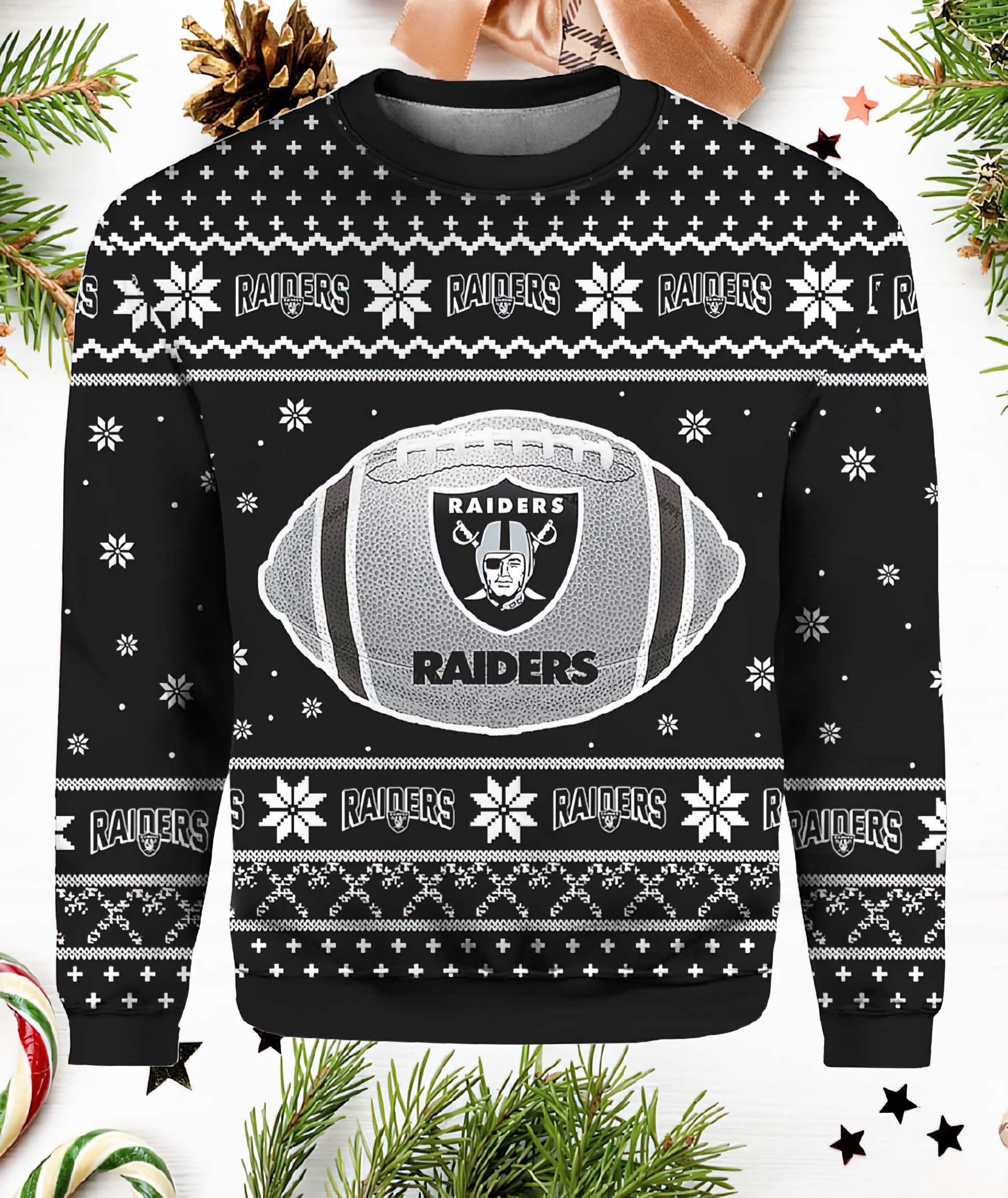 Raiders Ugly Christmas Sweater Raiders Ugly Christmas Sweater