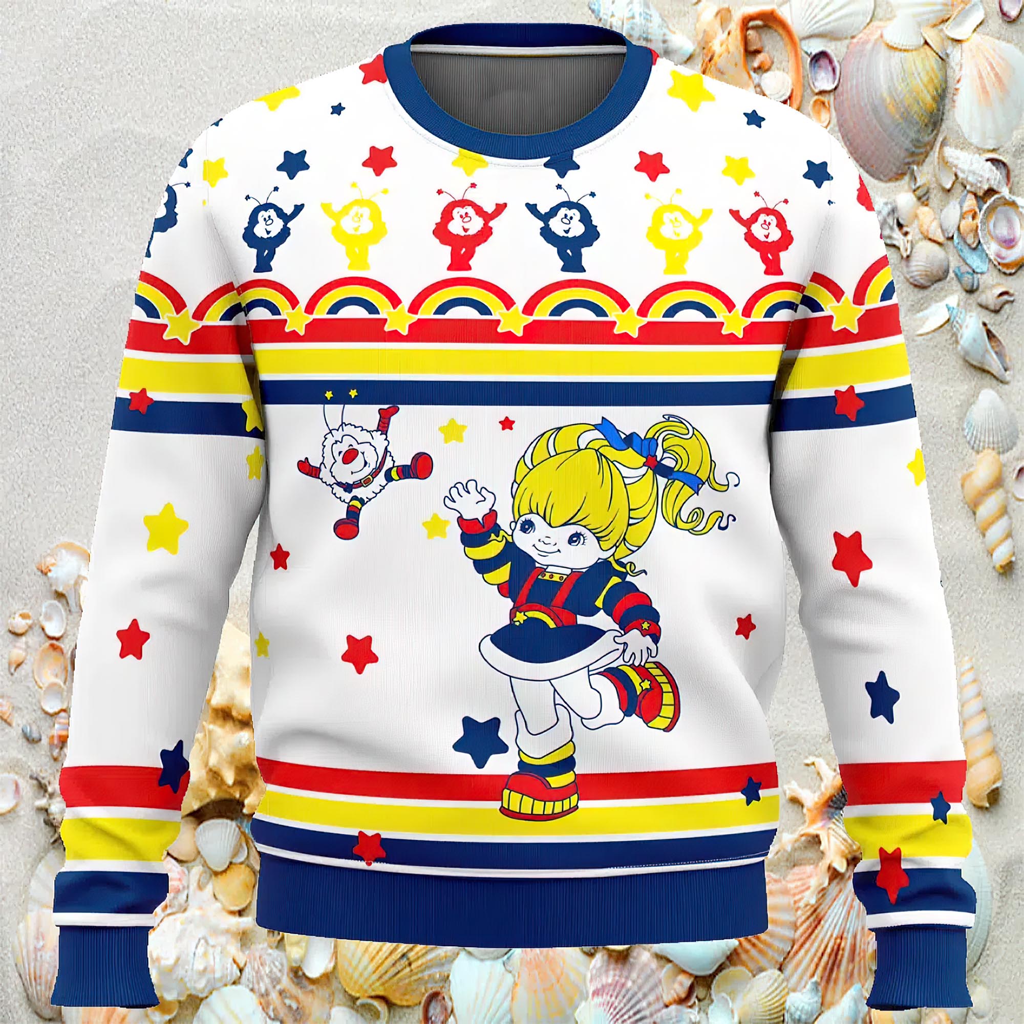 Rainbow Brite Ugly Christmas Sweater Rainbow Brite Ugly Christmas Sweater