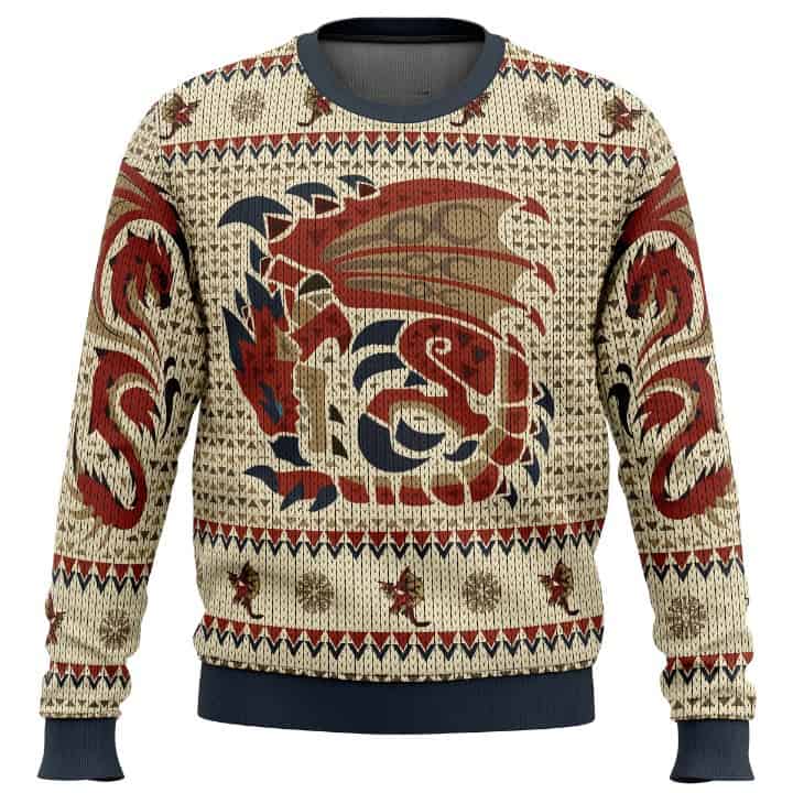 Rathalos Monster Hunter Ugly Christmas Sweater Rathalos Monster Hunter Ugly Christmas Sweater