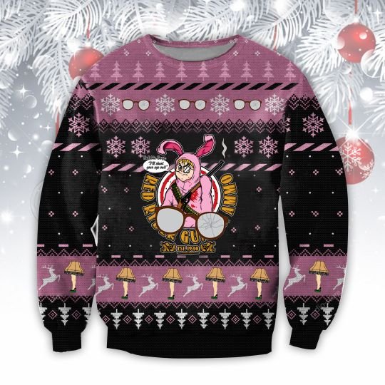 Red Ryder Guns Ammo Est 1940 Christmas Sweater Red Ryder Guns Ammo Est 1940 Christmas Sweater