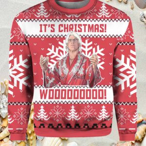 Ric Flair Its Christmas Woooo Ugly Sweater 1.jpg