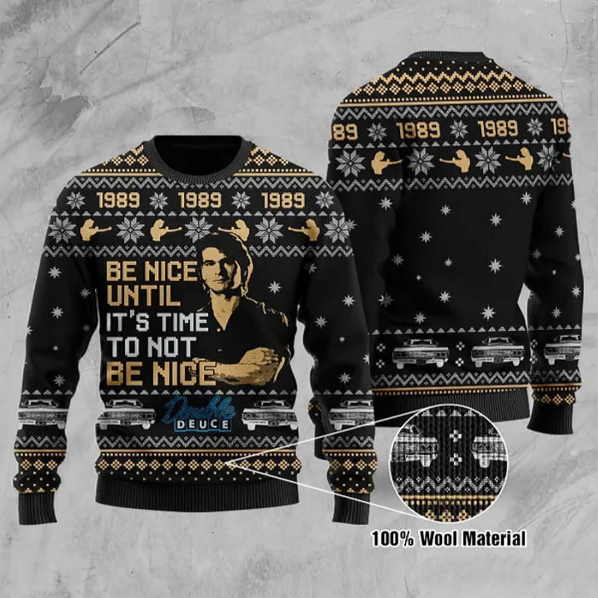 Road House Full Printed Christmas Ugly Sweater