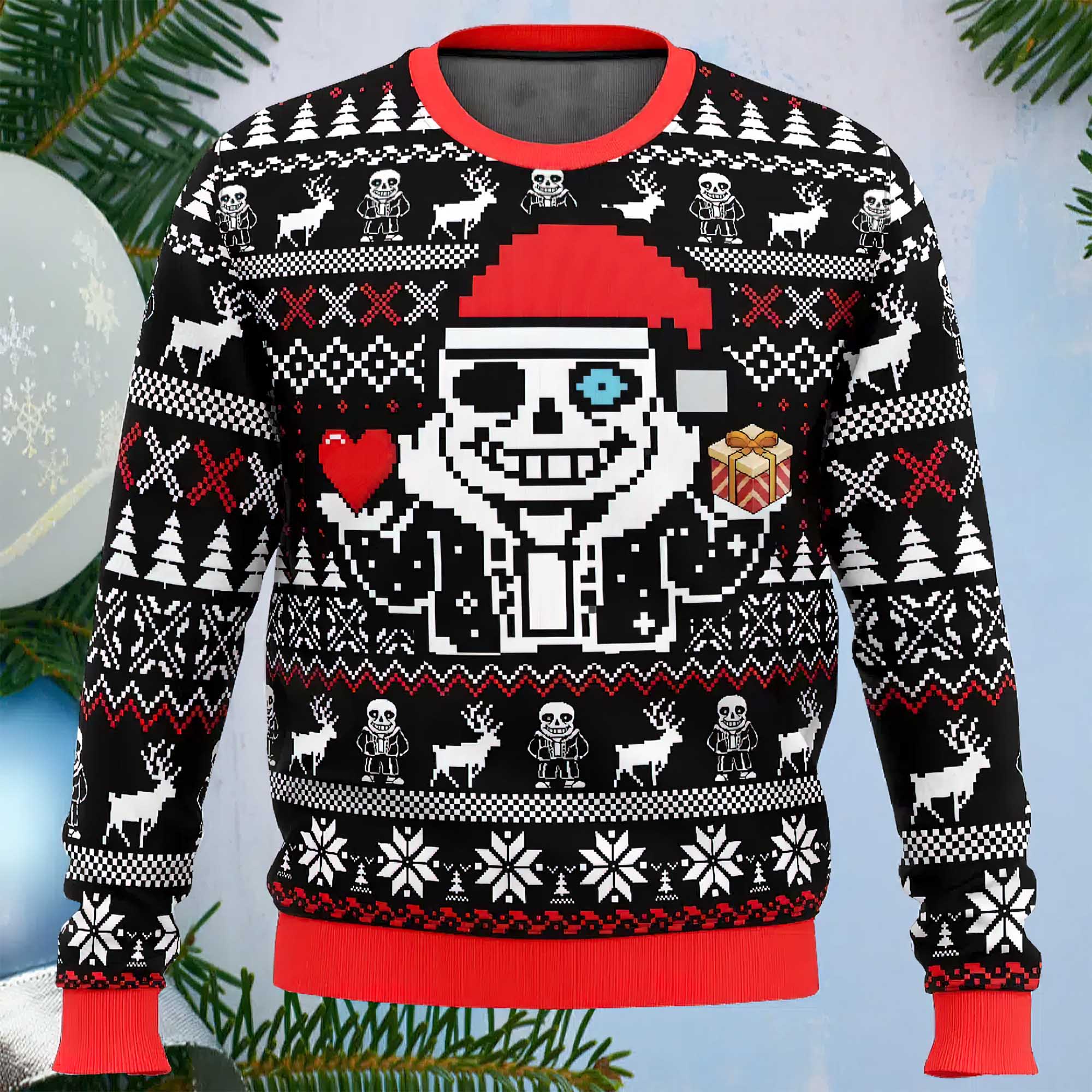 Sans Undertale Ugly Christmas Sweater Sans Undertale Ugly Christmas Sweater