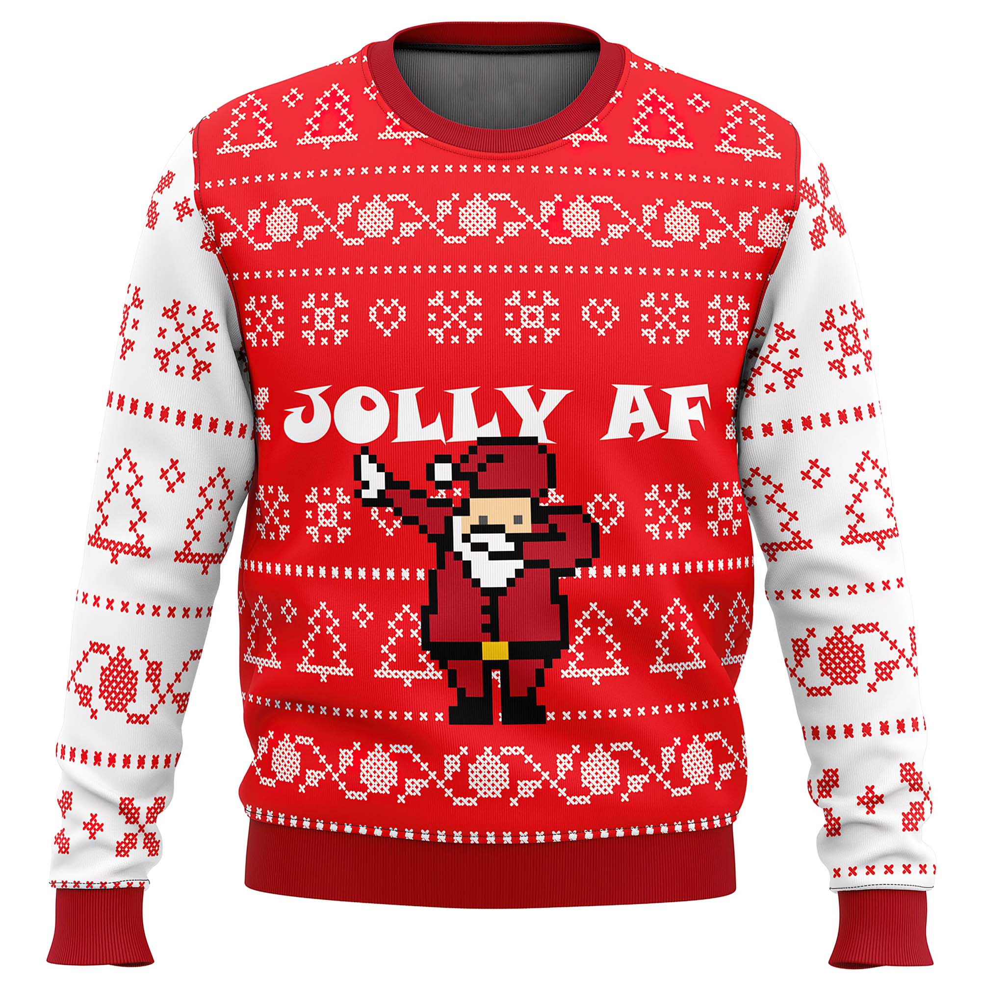Santa Jolly Af Christmas Sweater