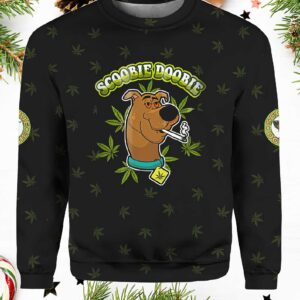 Scoobie Doobie Weed Puff Puff Pass Scooby A Doobie Christmas Sweater