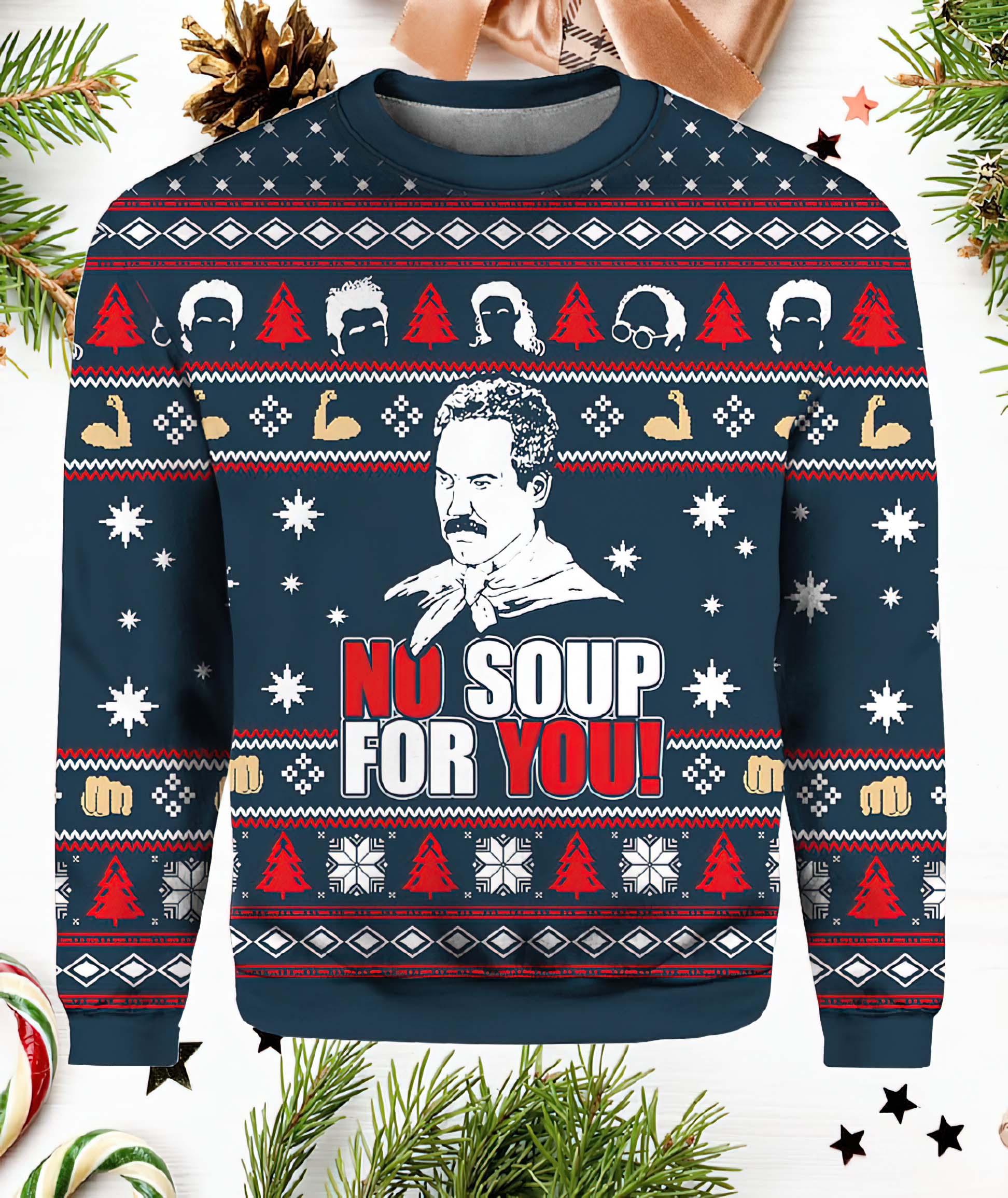 Seinfeld Ugly Christmas Sweater Seinfeld Ugly Christmas Sweater