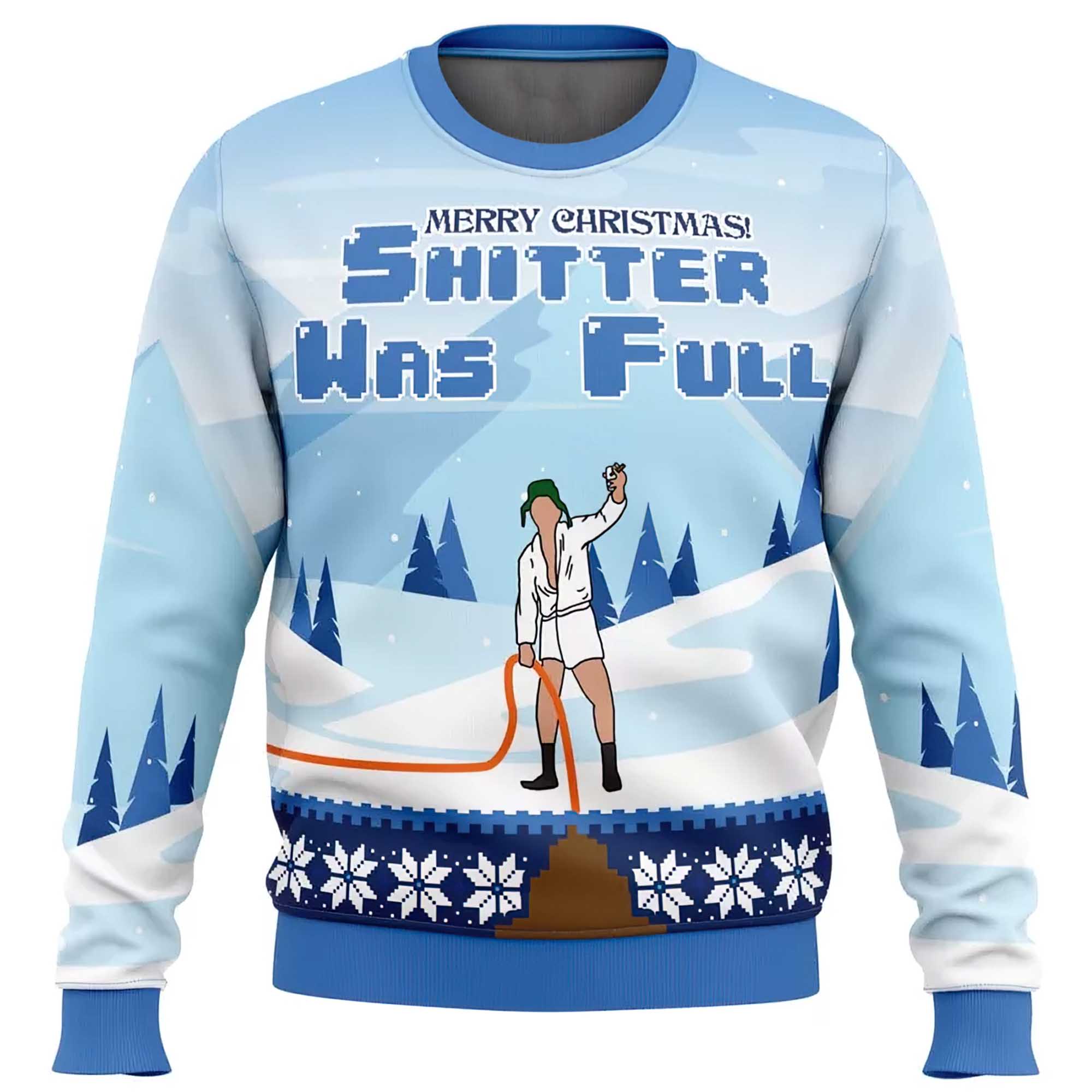 Shitter Was Full National Lampoon’S Christmas Vacation Ugly Sweater