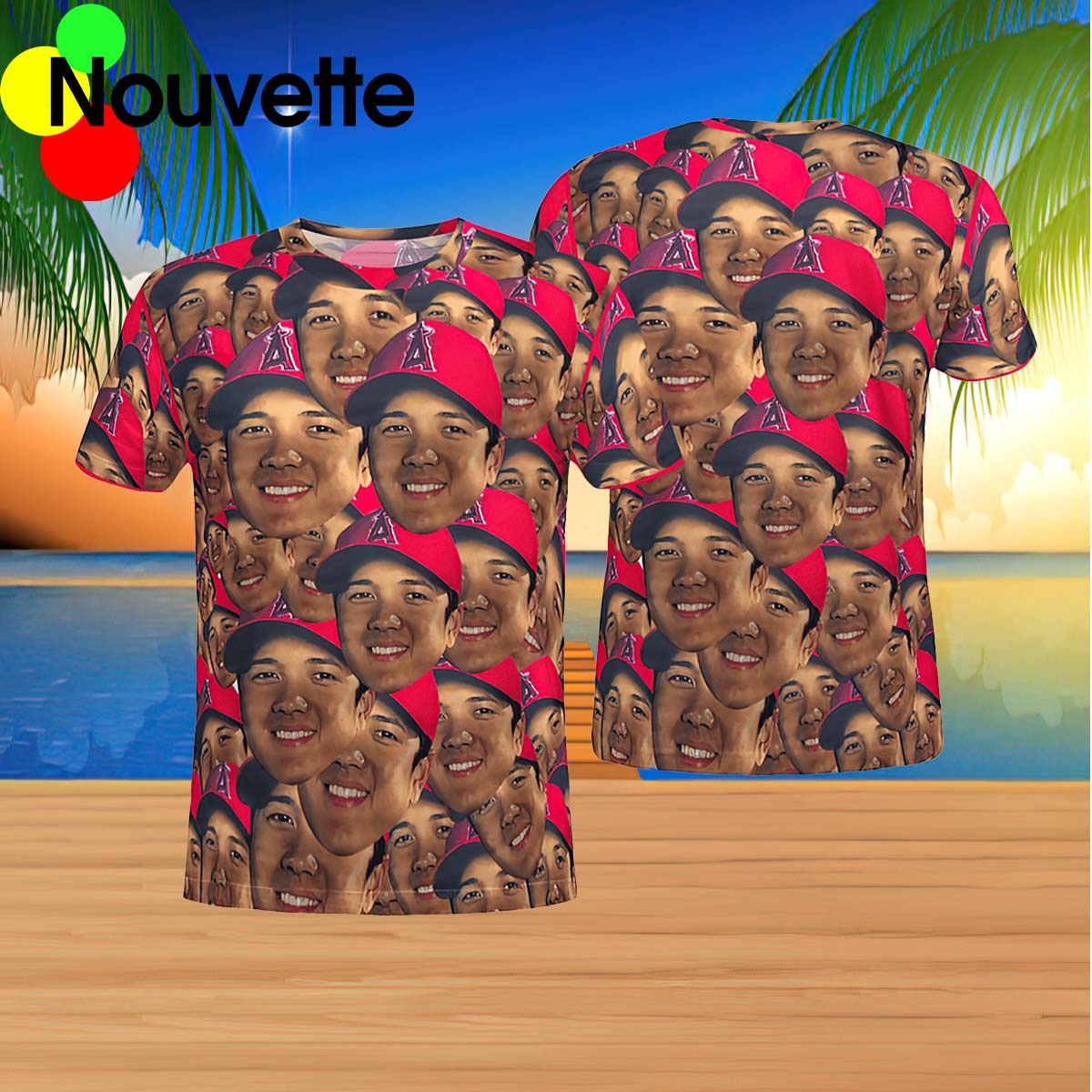 Shohei Ohtani Face Shirt Shohei Ohtani Face Shirt