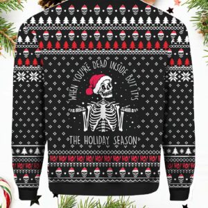 Skull Santa when youre dead inside Christmas sweater1.jpg